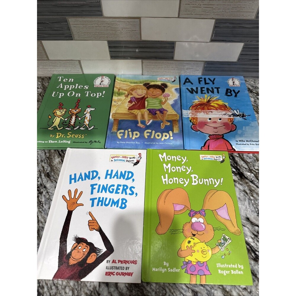 Lot Of 5 Dr. Seuss-Beginner & Bright and Early Beginning Reader Books Very Good